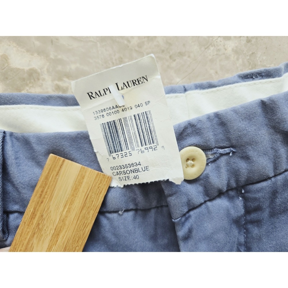 NWT Vintage Polo Ralph Lauren Men's Shorts Sz 40 Blue Preppy Coastal Nautical - Picture 12 of 14